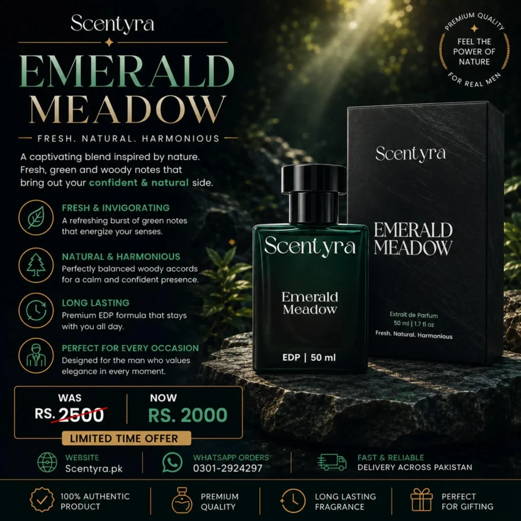 Scentyra Emerald Meadow Eau de Parfum 50 ml product poster