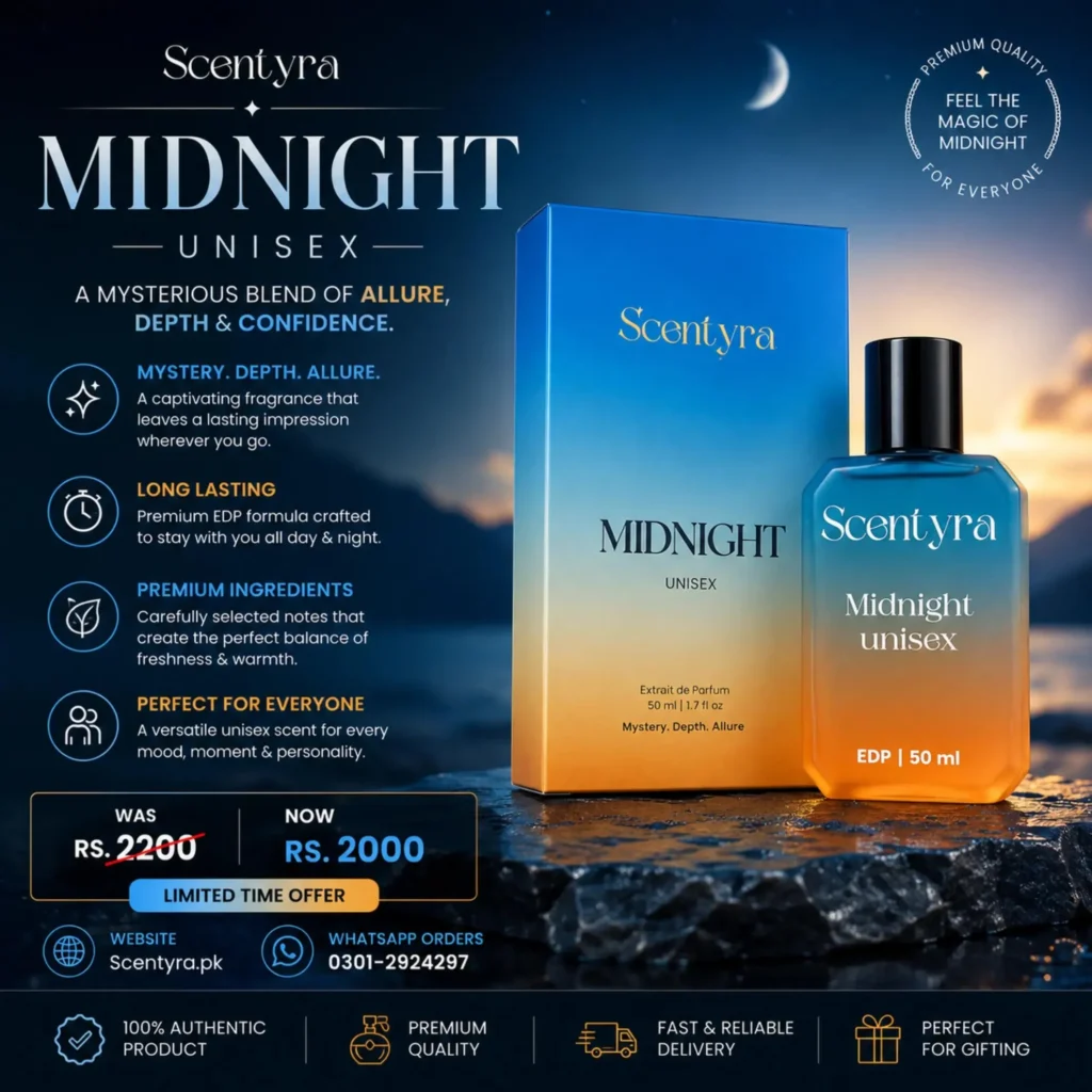 Scentyra Midnight Eau de Parfum 50 ml product poster